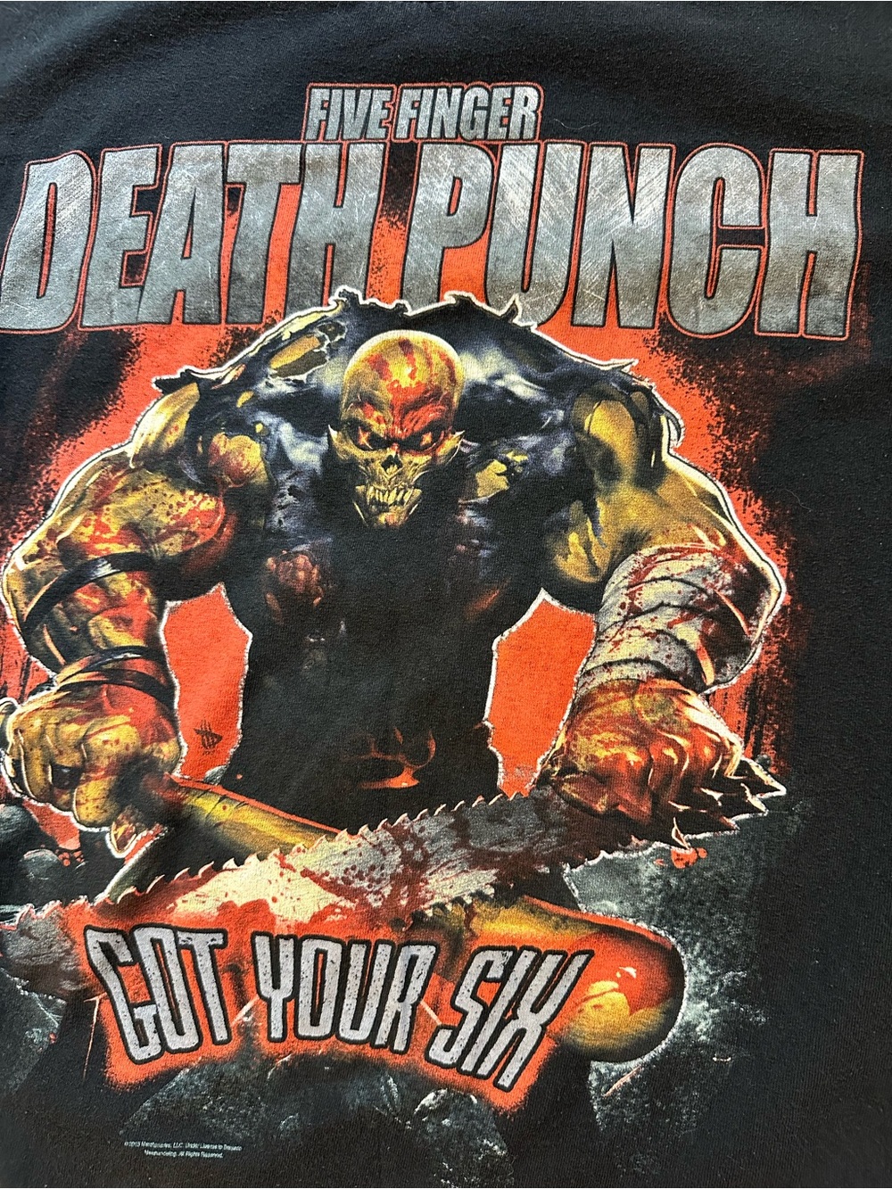 Alstyle Black Five Finger Death Punch 2015 Tour Graphic Tee - Picture 4 of 5